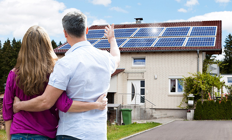 Residential Solar Power Installation